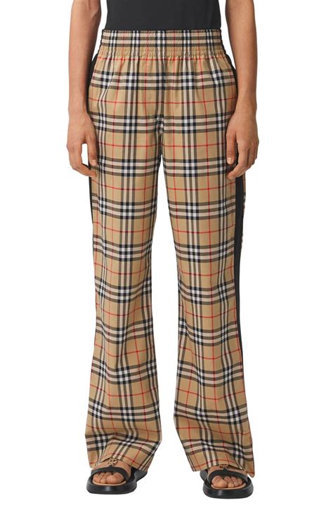 used burberry print pants|burberry pants official website.